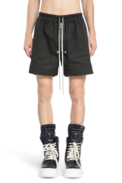 RICK OWENS MAN BLACK SHORTS & SKIRTS