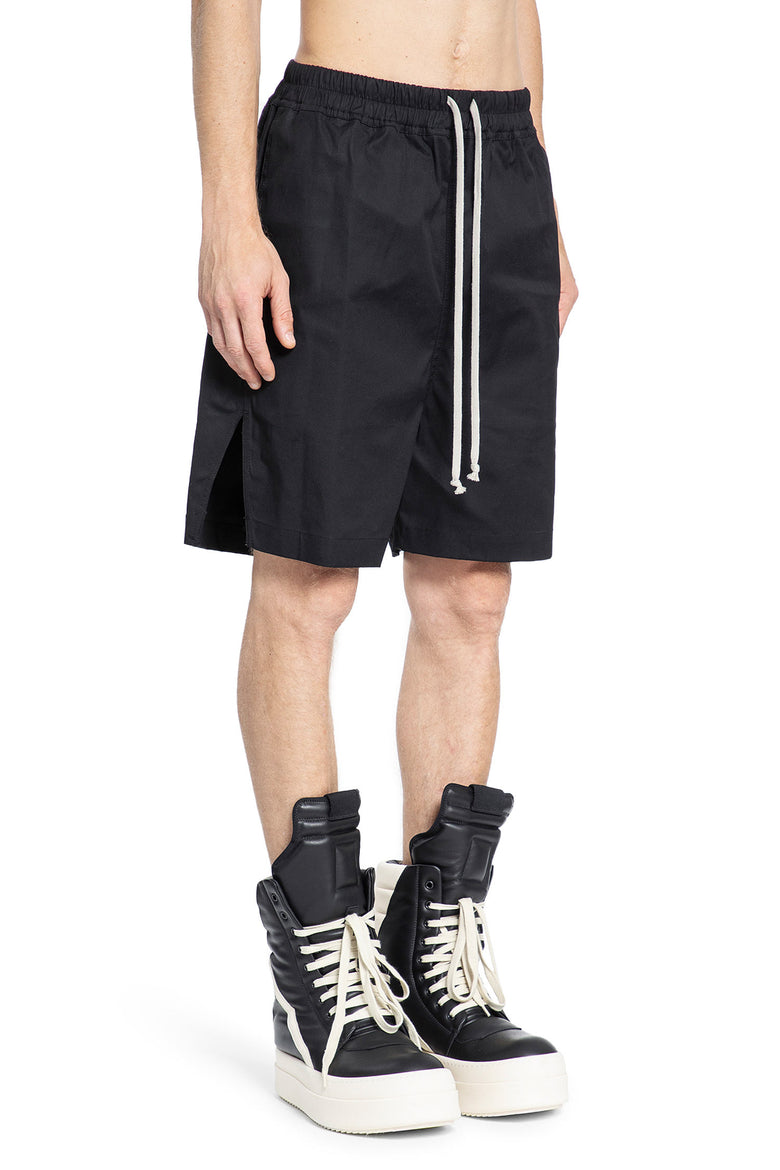 RICK OWENS MAN BLACK SHORTS & SKIRTS