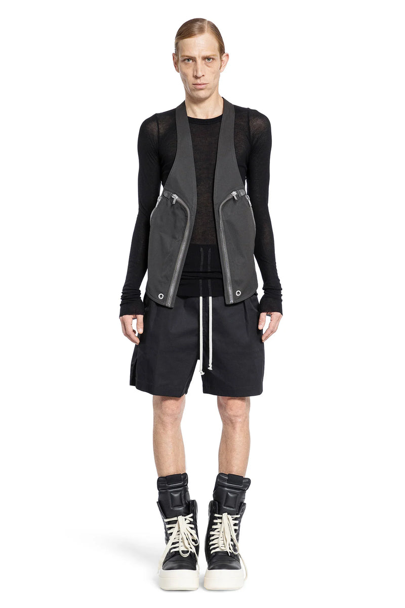 RICK OWENS MAN BLACK SHORTS & SKIRTS - Antonioli.eu