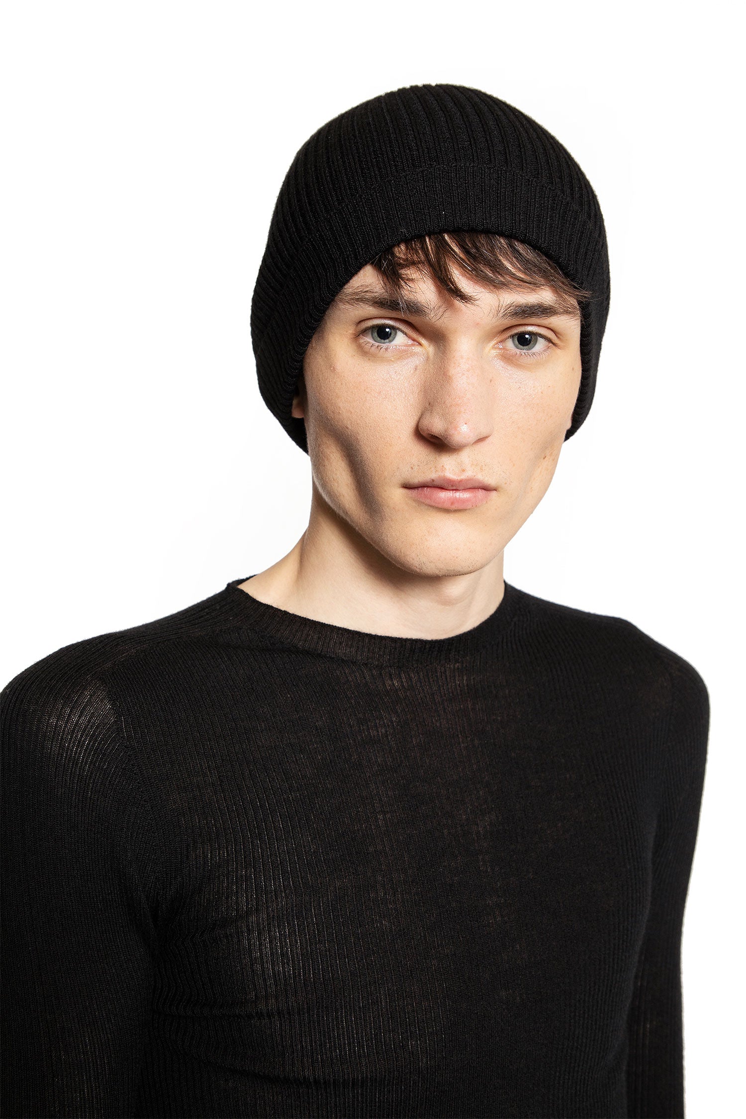 RICK OWENS UNISEX BLACK HATS