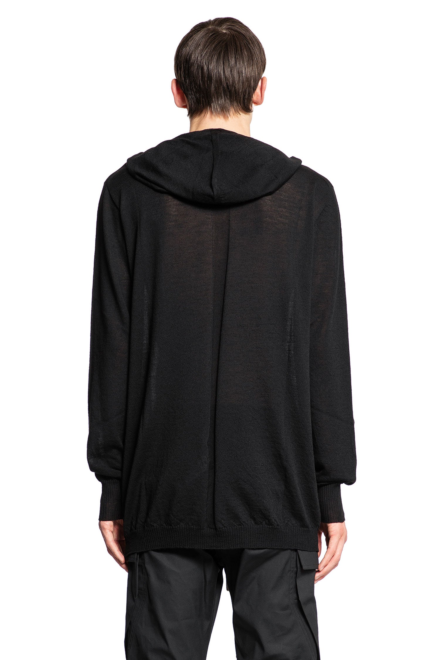 RICK OWENS MAN BLACK SWEATSHIRTS