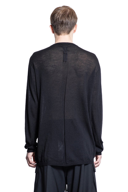 RICK OWENS MAN BLACK KNITWEAR