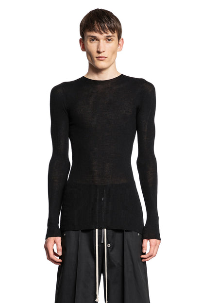 Antonioli RICK OWENS MAN BLACK KNITWEAR