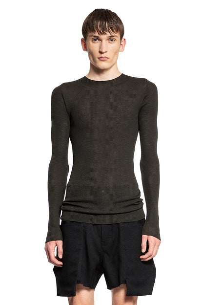 Antonioli RICK OWENS MAN GREEN KNITWEAR