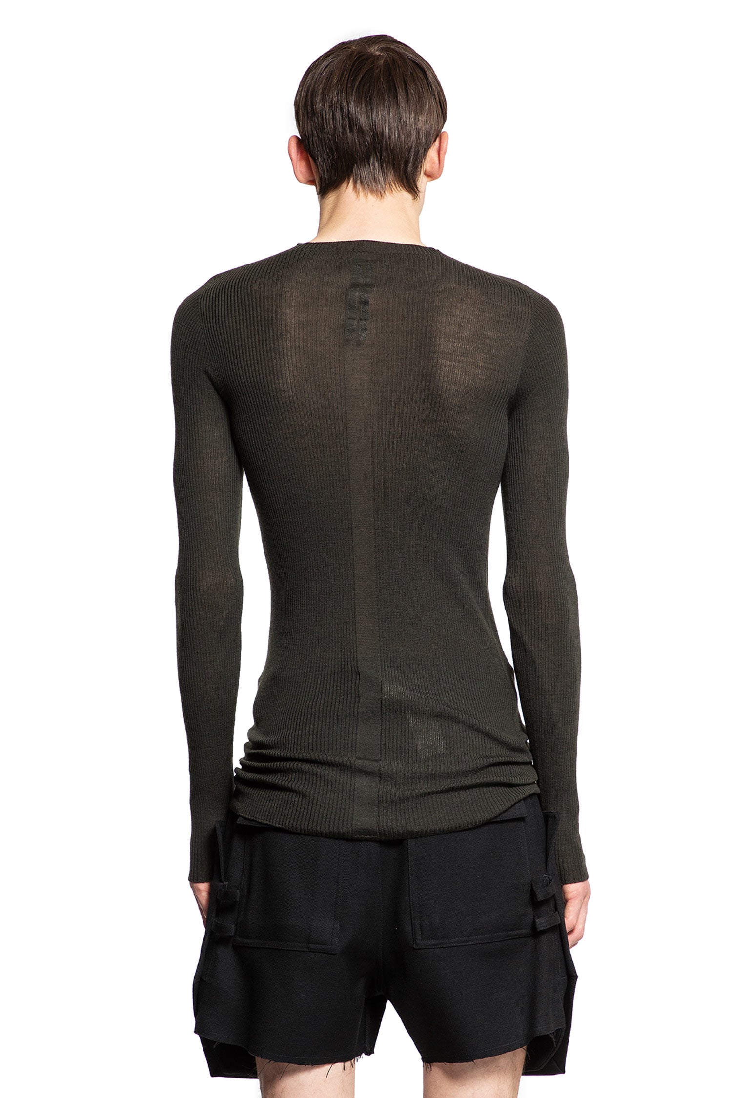 RICK OWENS MAN GREEN KNITWEAR