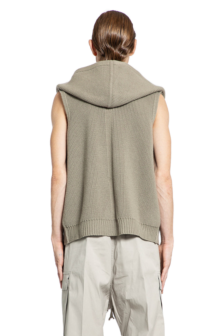 RICK OWENS MAN GREY KNITWEAR