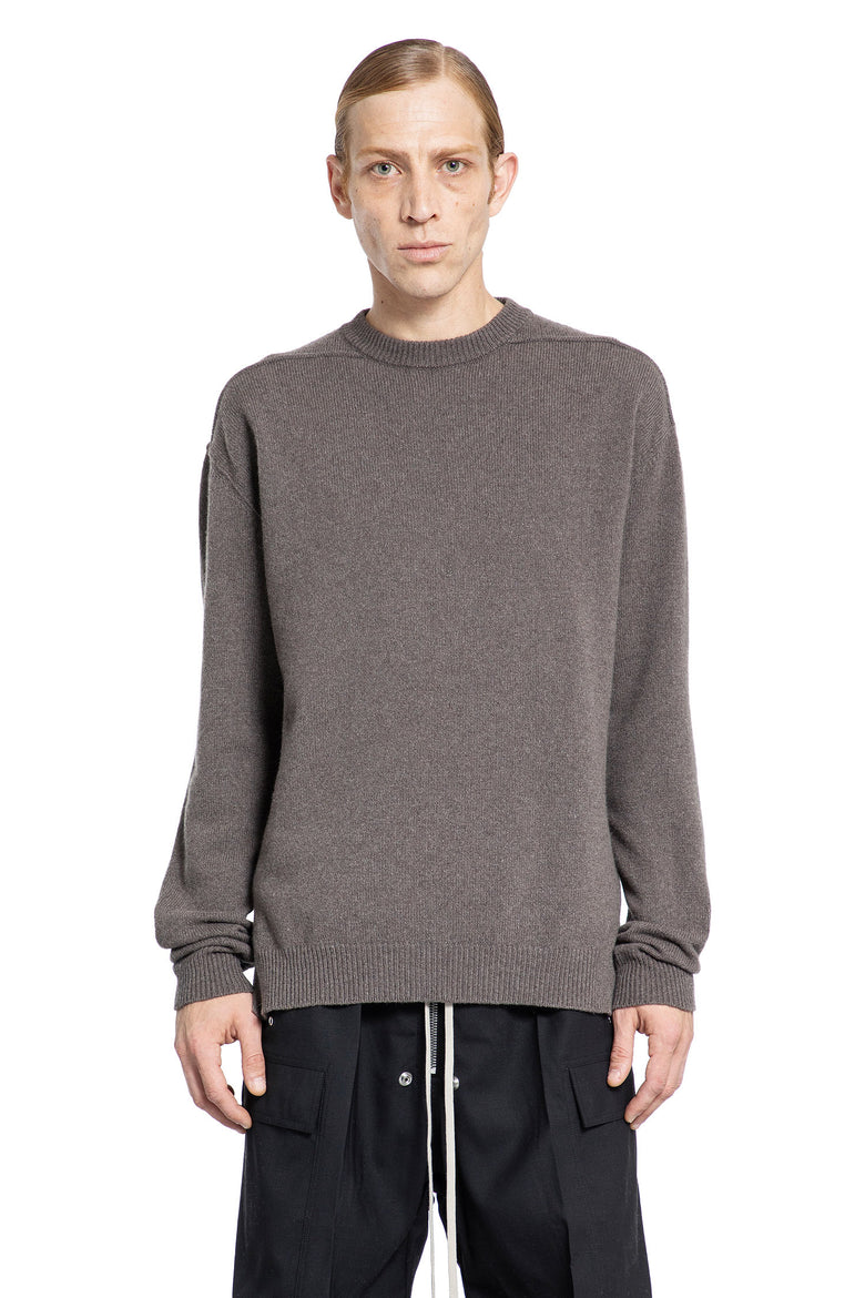 RICK OWENS MAN GREY KNITWEAR