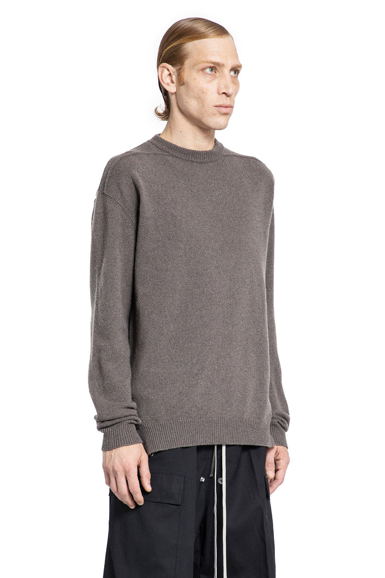 RICK OWENS MAN GREY KNITWEAR