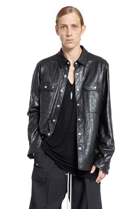 RICK OWENS MAN BLACK JACKETS