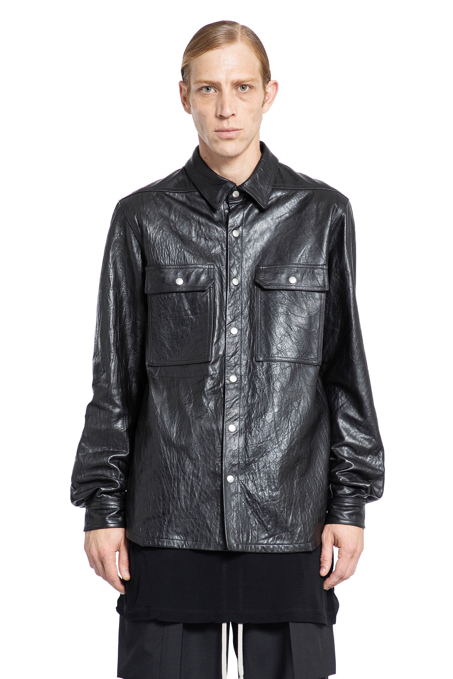 RICK OWENS MAN BLACK JACKETS