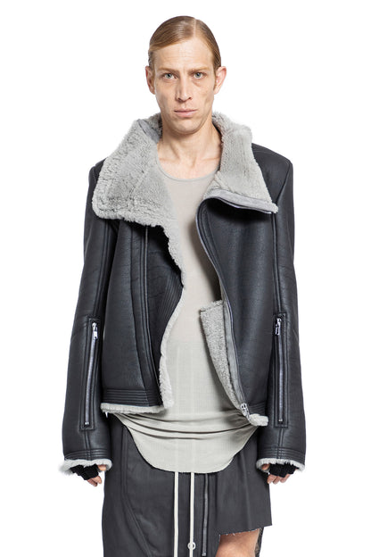 Antonioli RICK OWENS MAN BLACK JACKETS