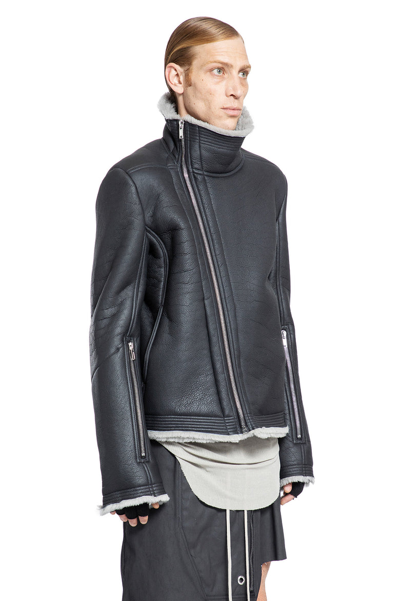 RICK OWENS MAN BLACK JACKETS