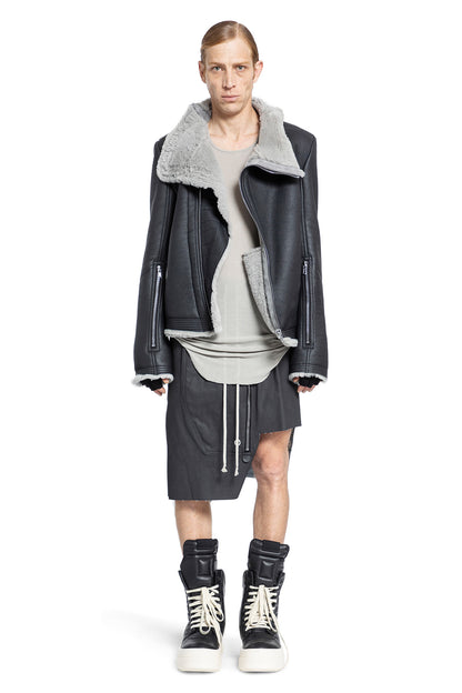 RICK OWENS MAN BLACK JACKETS