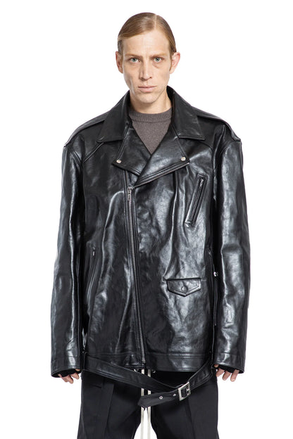 Antonioli RICK OWENS MAN BLACK JACKETS