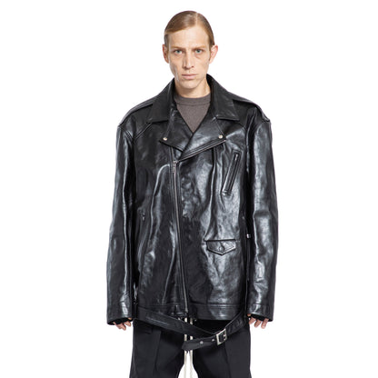 RICK OWENS MAN BLACK JACKETS