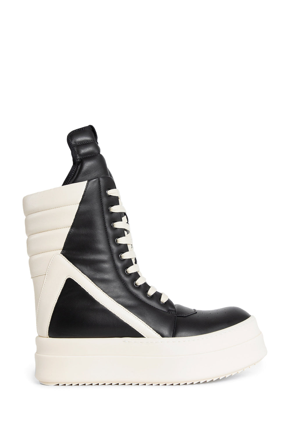 RICK OWENS MAN BLACK&WHITE SNEAKERS