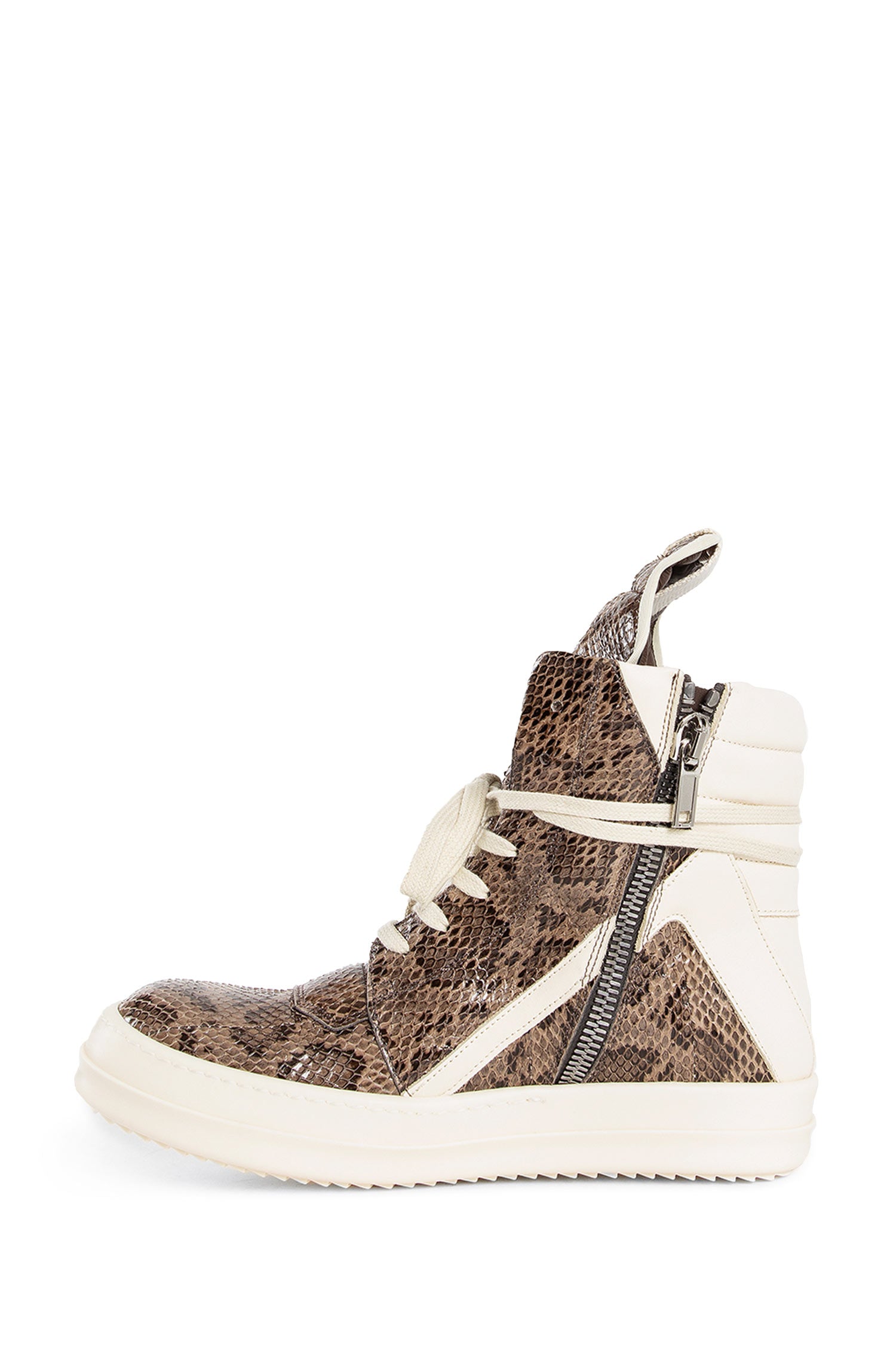 RICK OWENS MAN BROWN SNEAKERS