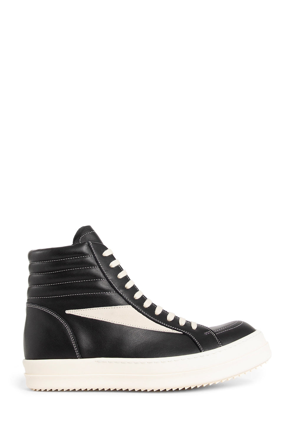 RICK OWENS MAN BLACK&WHITE SNEAKERS