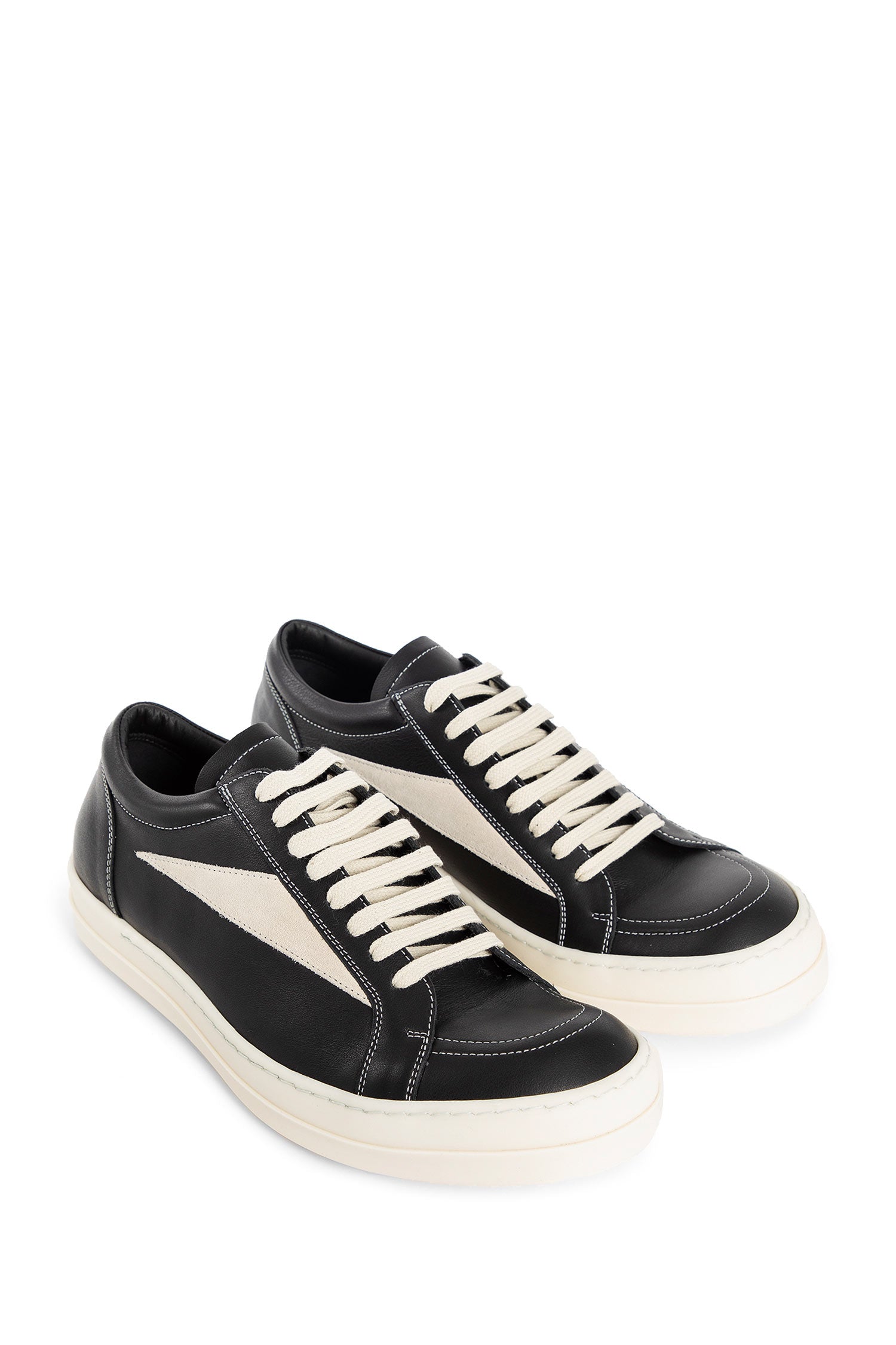 RICK OWENS MAN BLACK&WHITE SNEAKERS