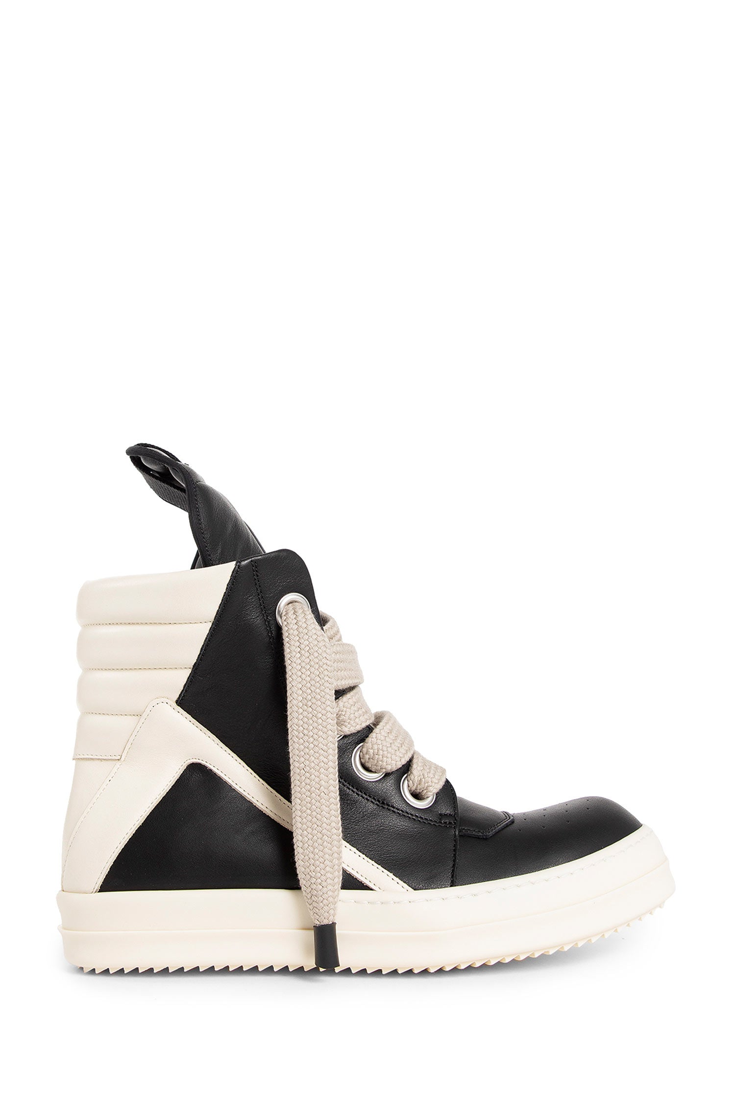 RICK OWENS MAN BLACK&WHITE SNEAKERS