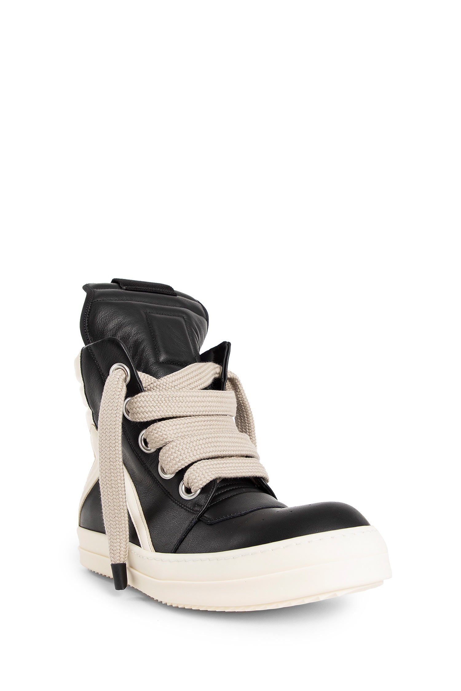 RICK OWENS MAN BLACK&WHITE SNEAKERS