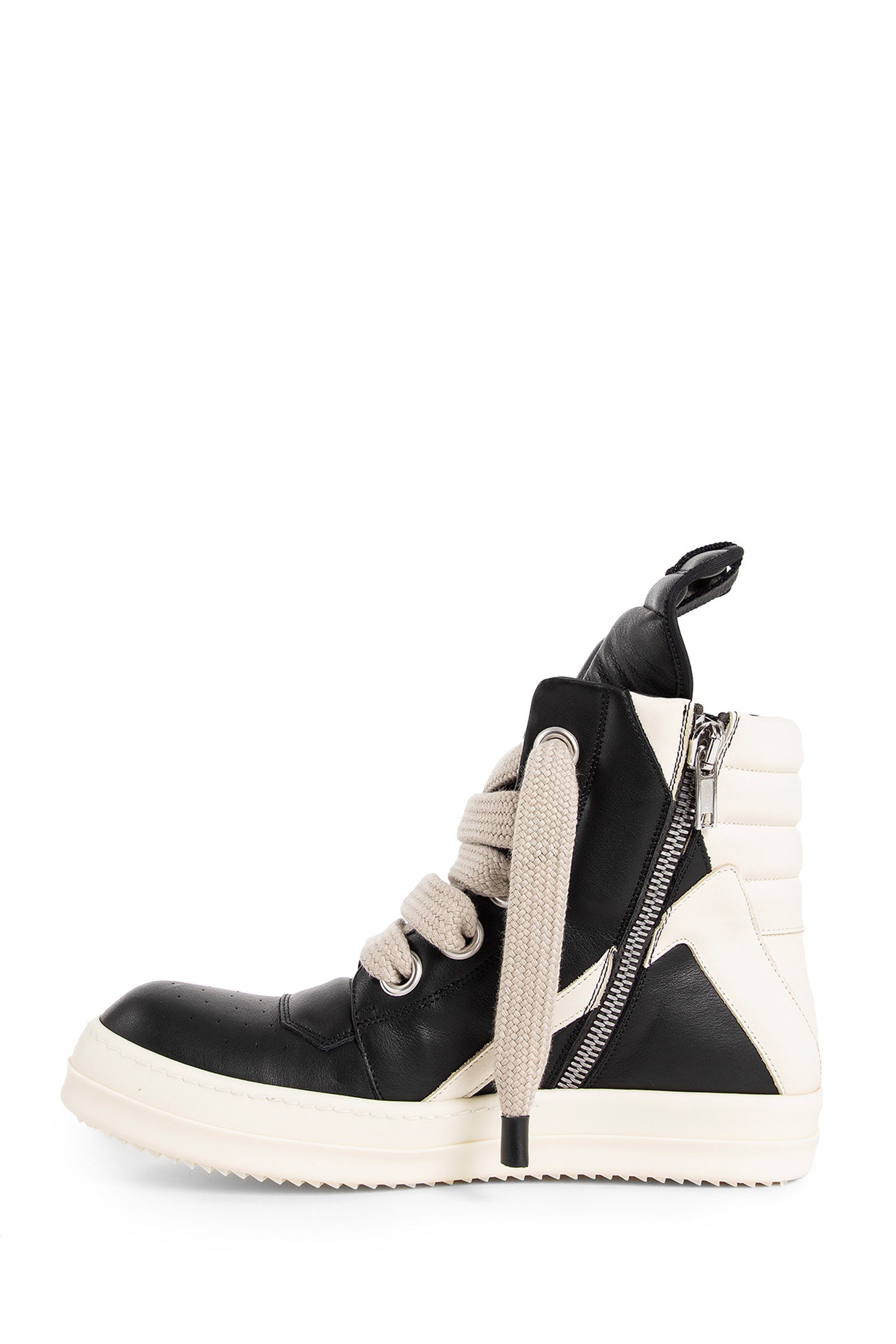 RICK OWENS MAN BLACK&WHITE SNEAKERS