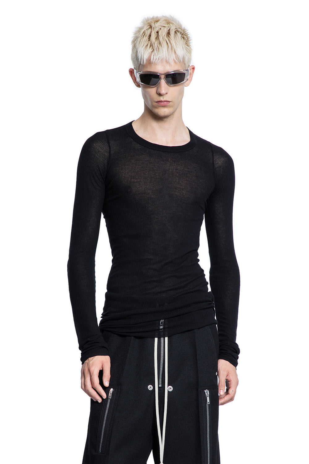 Forever Rib LS T in Mini Rib Jersey - Antonioli.eu