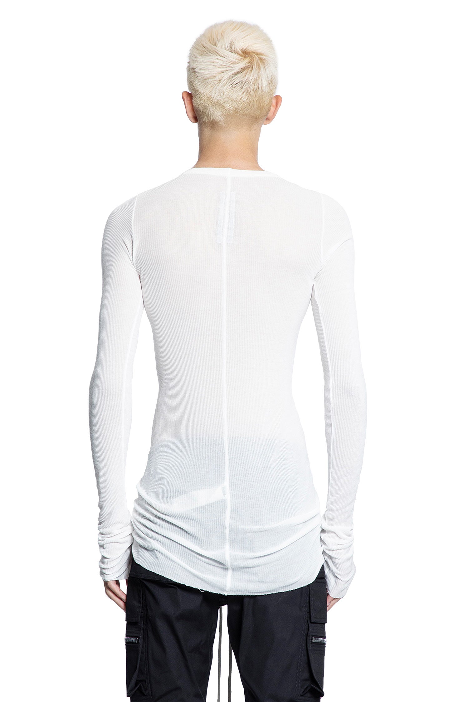 Forever Rib LS T in Viscose Silk Rib Jersey