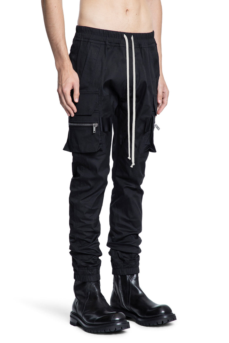 RICK OWENS MAN BLACK TROUSERS
