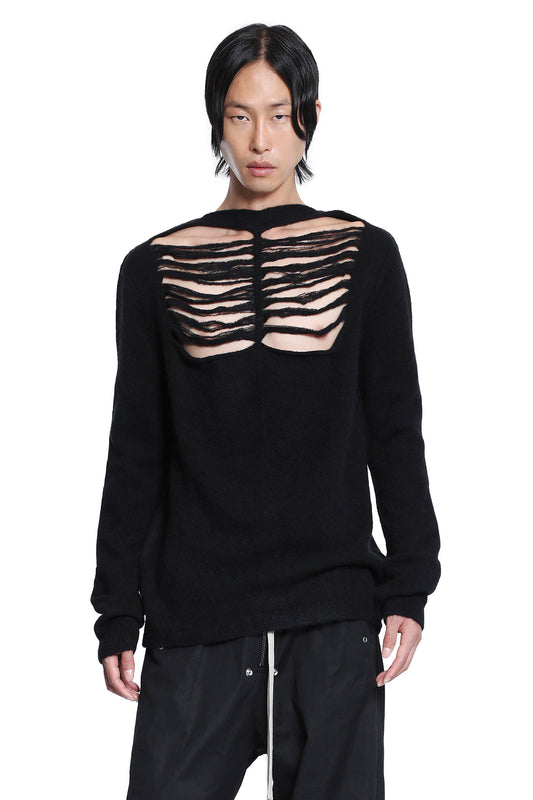 Concordians Top in Alpaca Grid Knit - Antonioli.eu