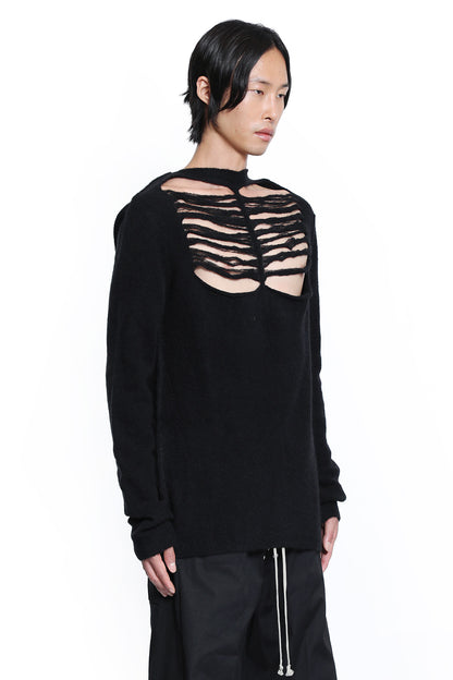 Concordians Top in Alpaca Grid Knit