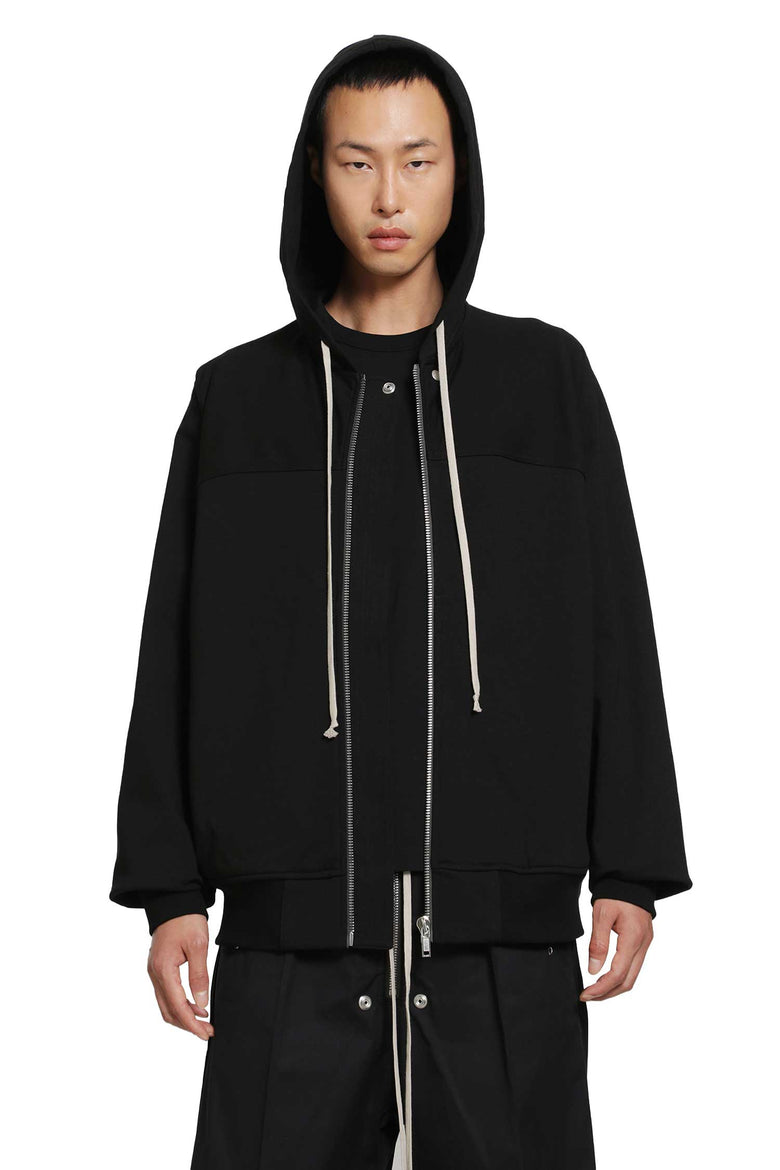 RICK OWENS Tower Windbreaker in Heavy Jersey man