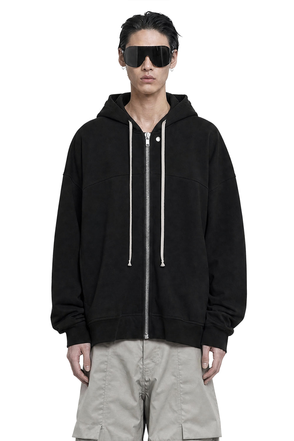 RICK OWENS Tower Windbreaker in Heavy Jersey man