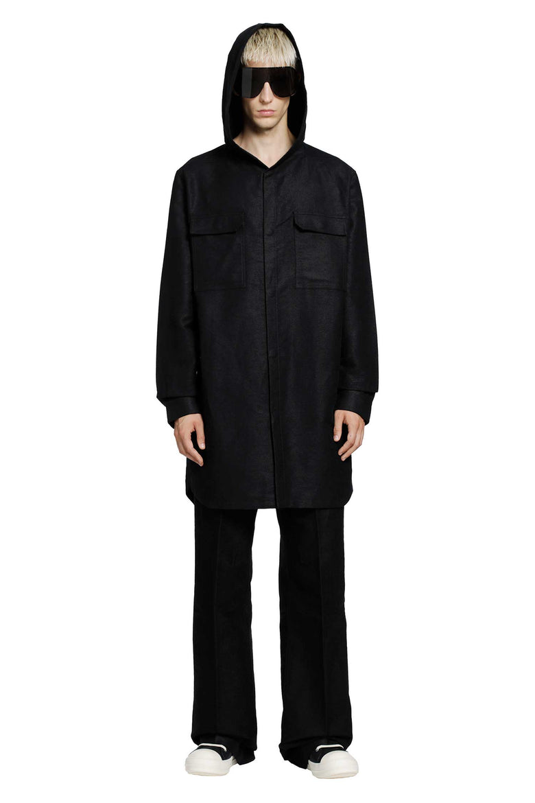 RICK OWENS Tower Hooded Outershirt man