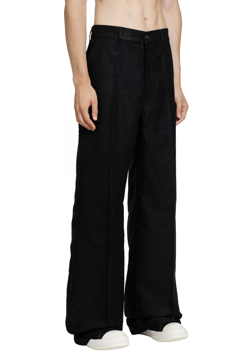 
              RICK OWENS Tower Work Pants in Ramie Moleskin man
            