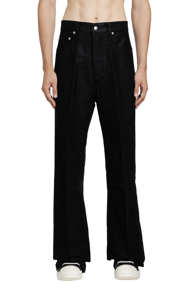 
              RICK OWENS Tower Geth Jeans in Ramie Moleskin man
            