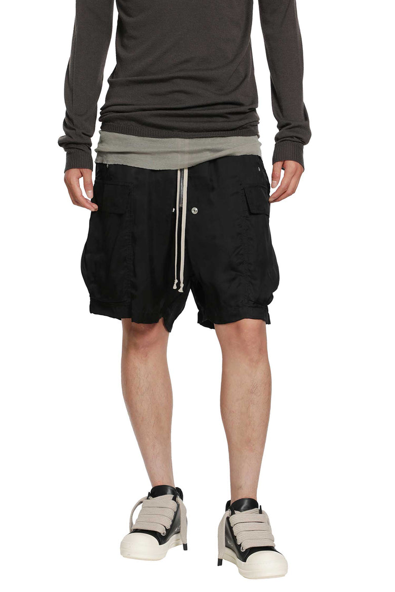 RICK OWENS Tower Cargobela Shorts man