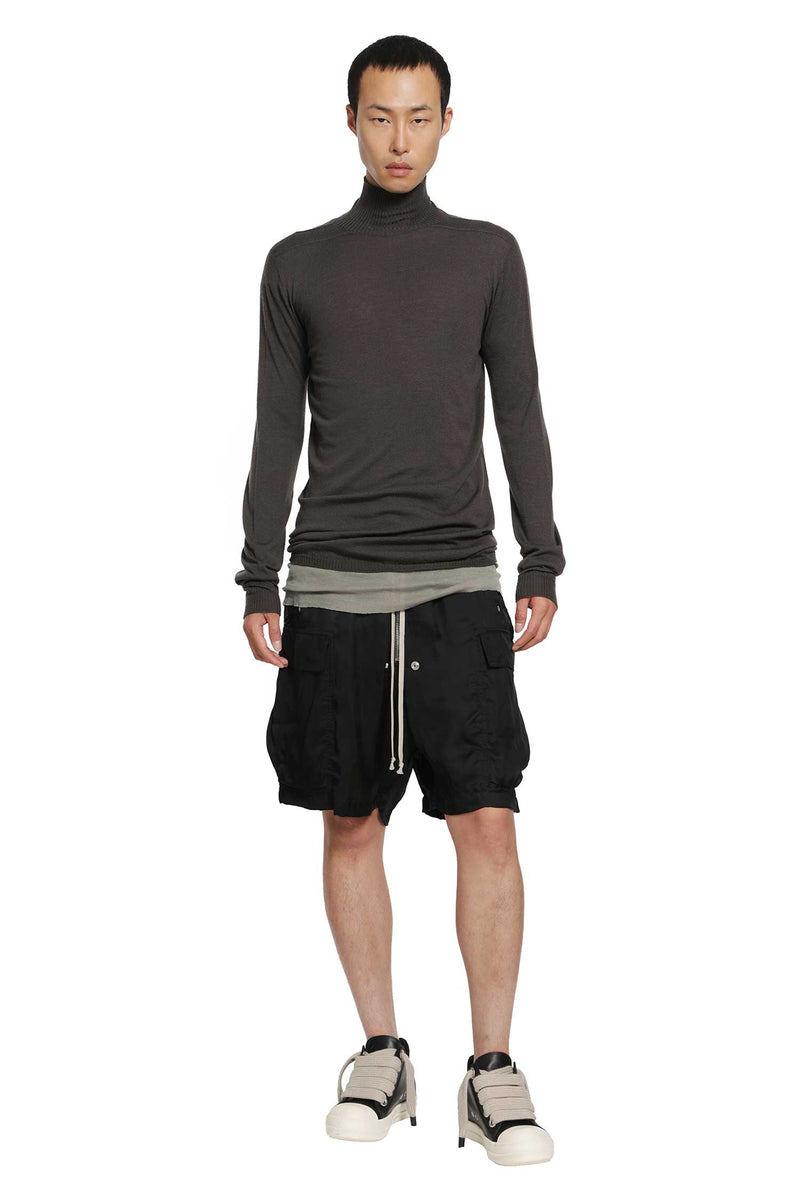 RICK OWENS Tower Cargobela Shorts man