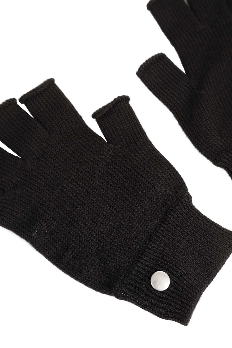 
              RICK OWENS Fingerless Virgin Wool Gloves man
            
