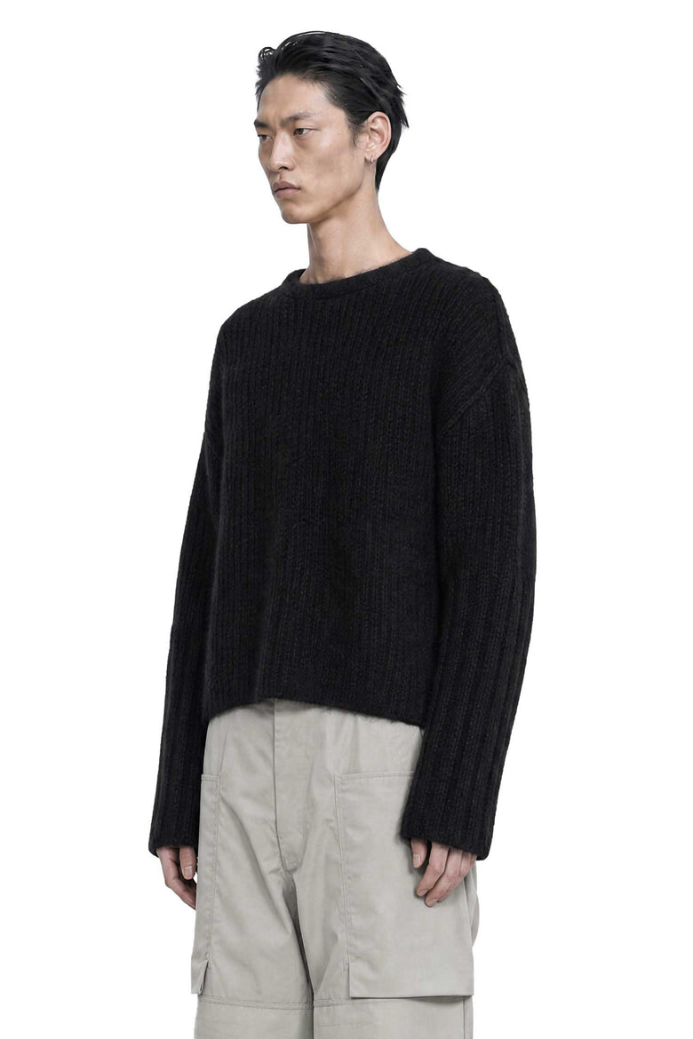 RICK OWENS Tower Round Neck in Silk Cashmere man