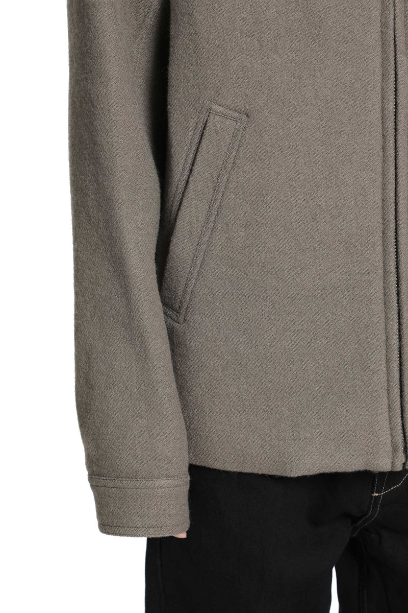 RICK OWENS Brad JKT in Boiled Wool man