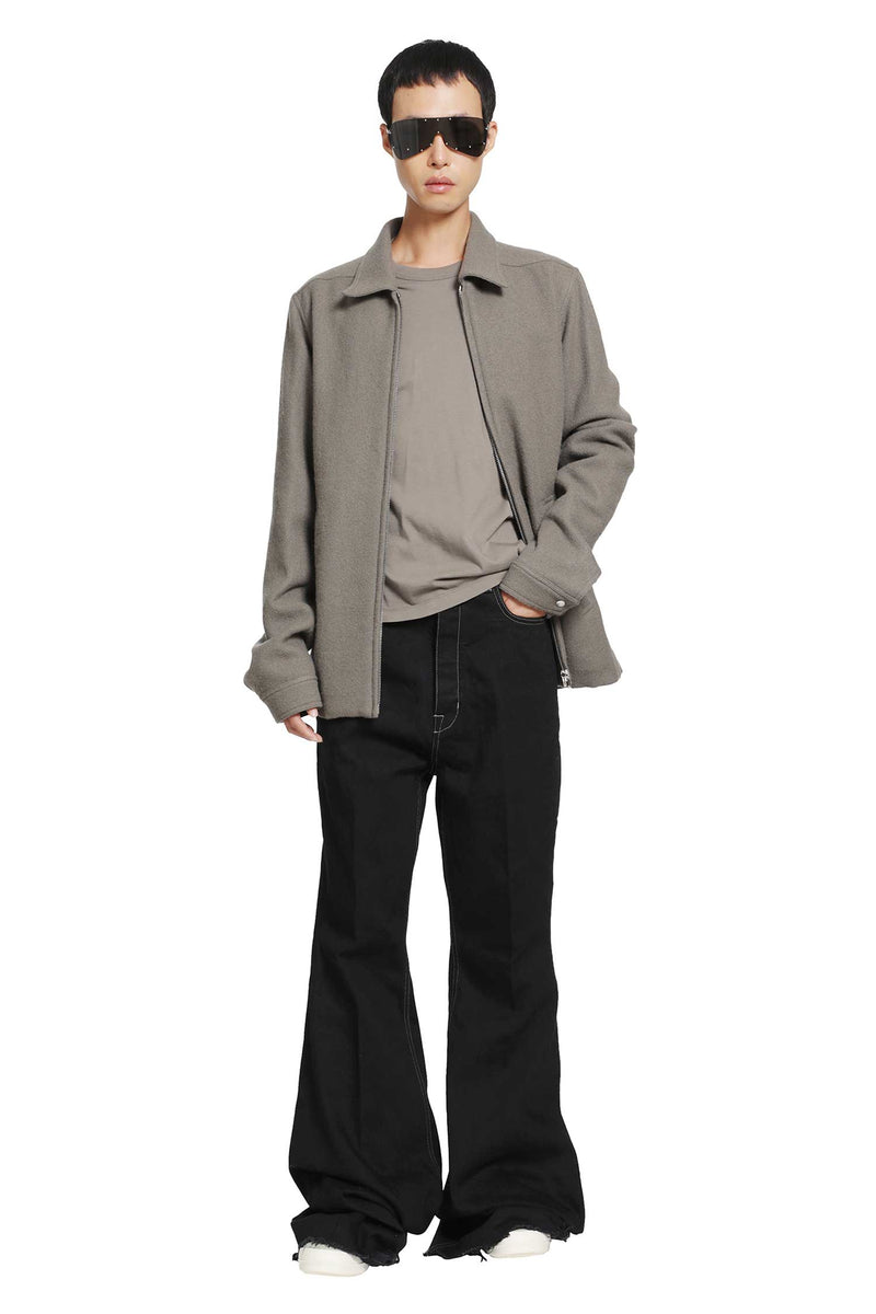 RICK OWENS Brad JKT in Boiled Wool man