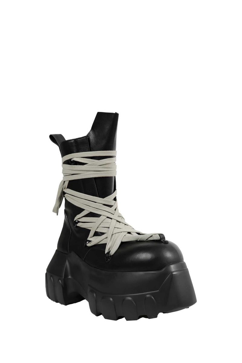 RICK OWENS Tower Megalace Tractor Boots man