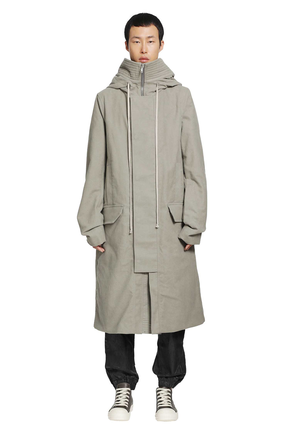 RICK OWENS Tower Megaparka in Brushed Twill man