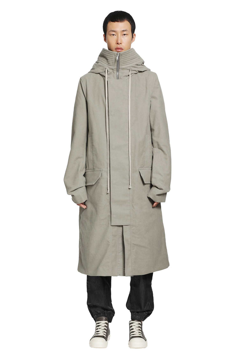 RICK OWENS Tower Megaparka in Brushed Twill man