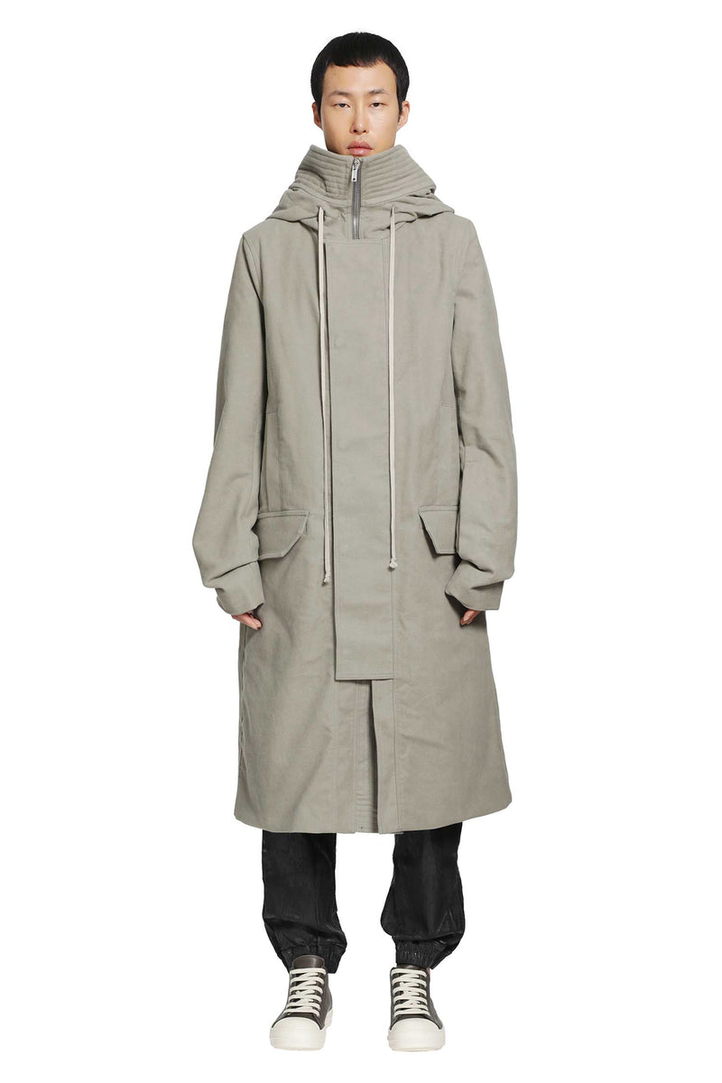 RICK OWENS Tower Megaparka in Brushed Twill man