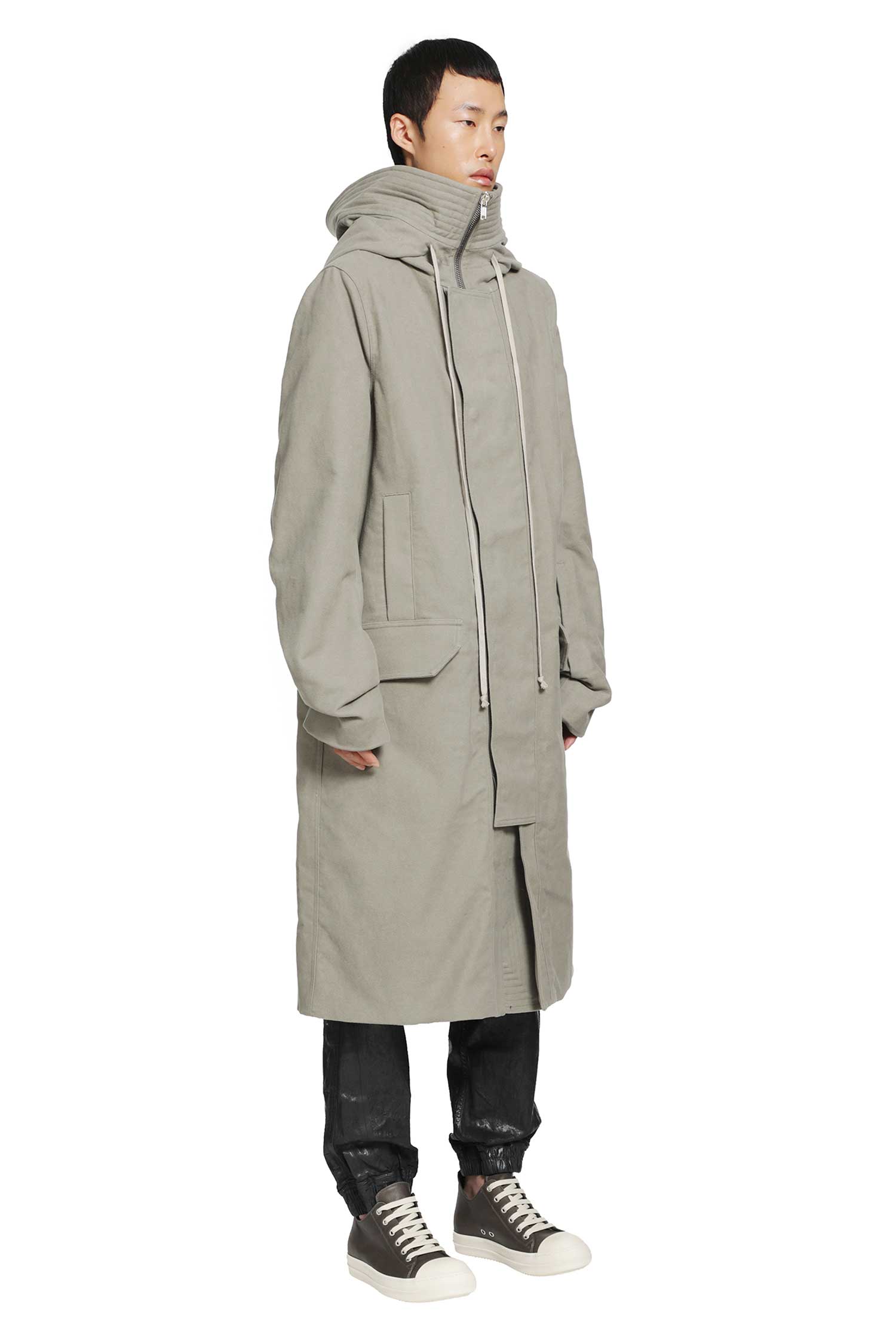 RICK OWENS Tower Megaparka in Brushed Twill man
