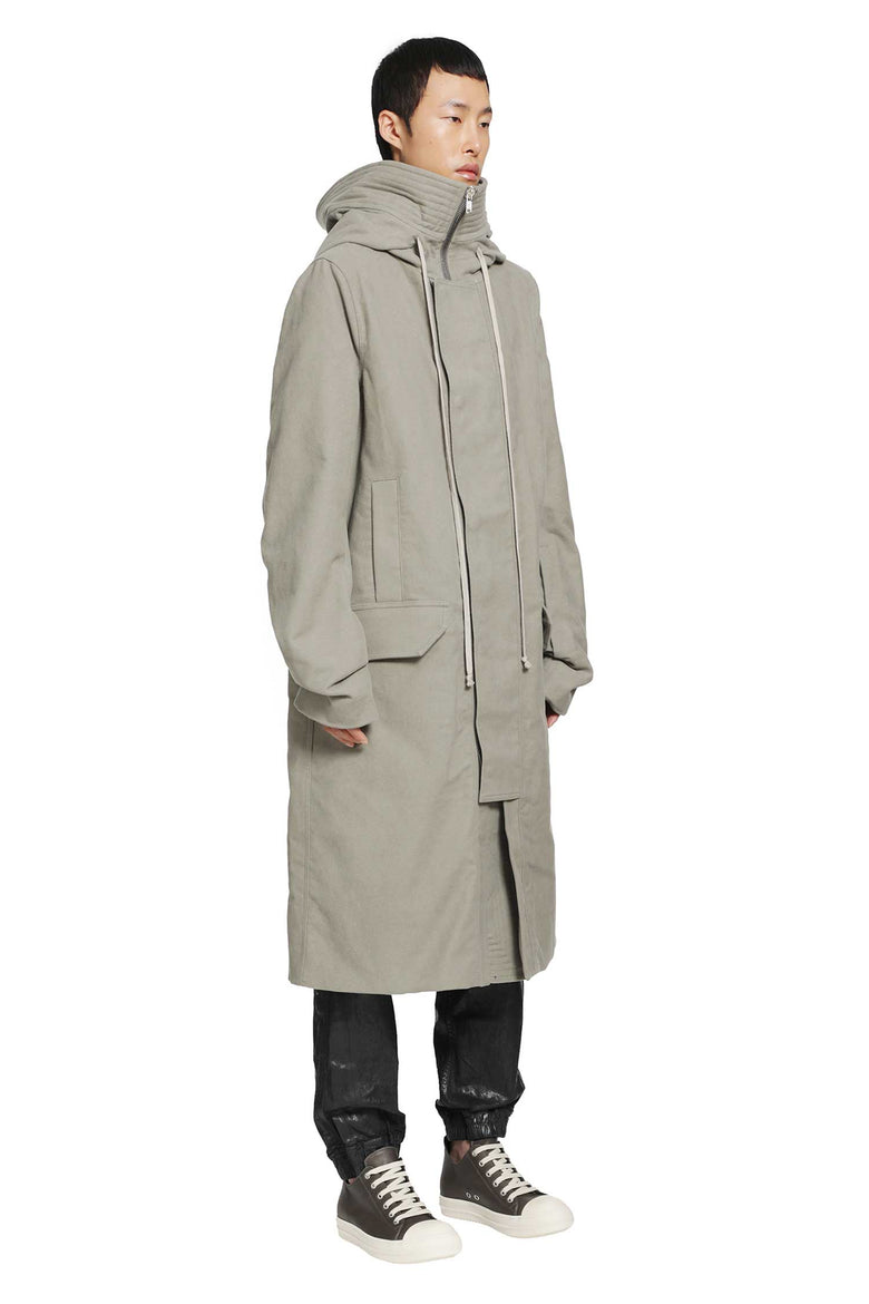 
              RICK OWENS Tower Megaparka in Brushed Twill man
            