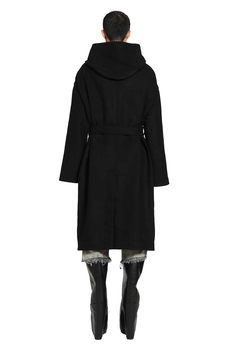 RICK OWENS Tower Tower Coat in Melton man