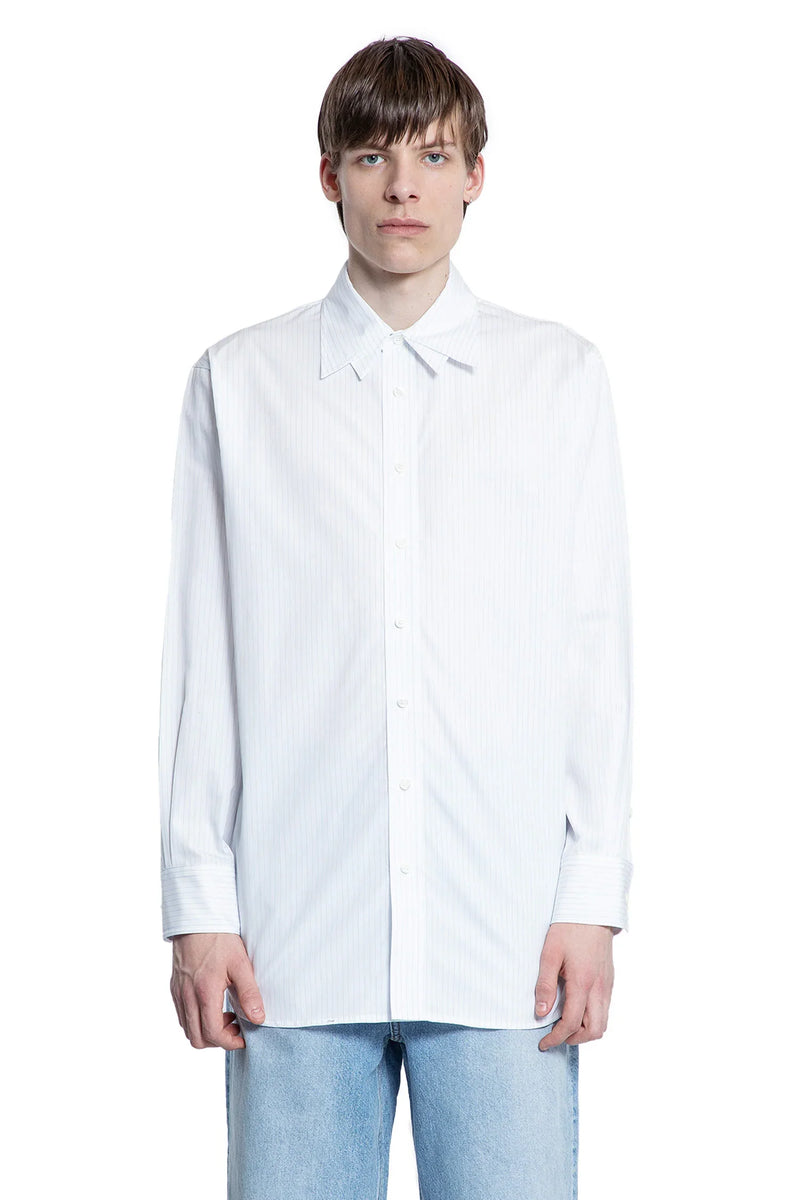 Double Collar Stripe Shirt - Antonioli.eu